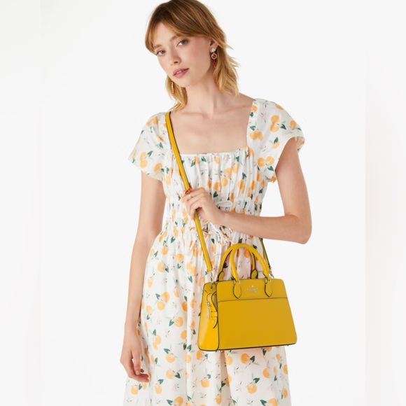 ♠️kate spade Madison Saffiano Small Satchel, Daffodil NWT - Picture 13 of 13